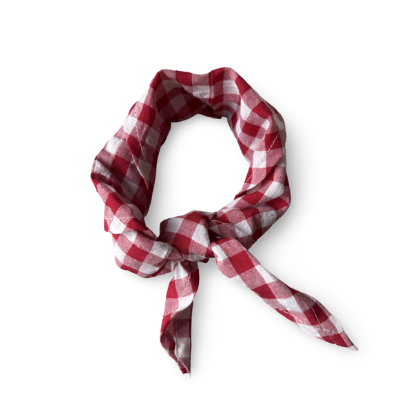 Kubus sjaaltje rood wit