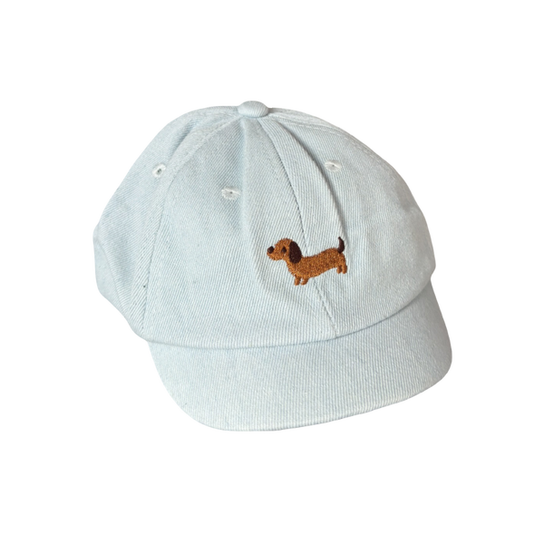 Teckel denim cap light blue
