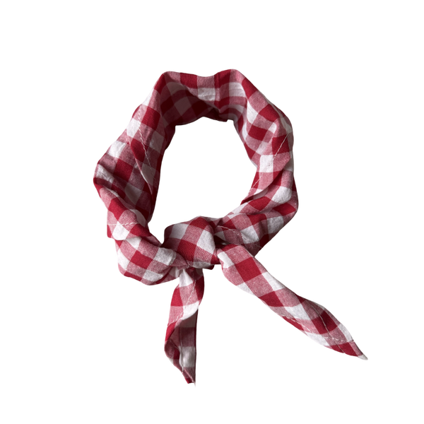 Kubus sjaaltje rood wit
