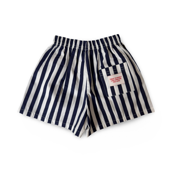 Blue stripe short