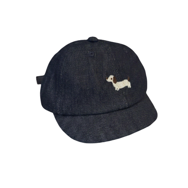 Teckel denim cap dark blue