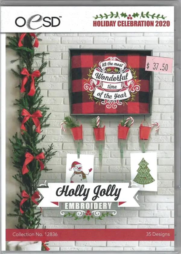 OESD Holly Jolly Embroidery CD
