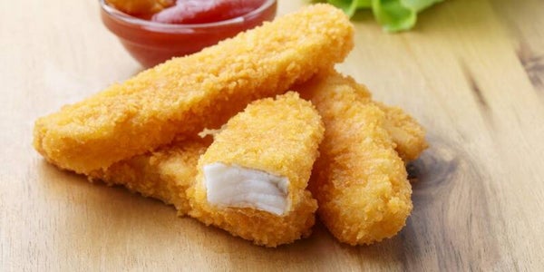 Kids fish finger meal