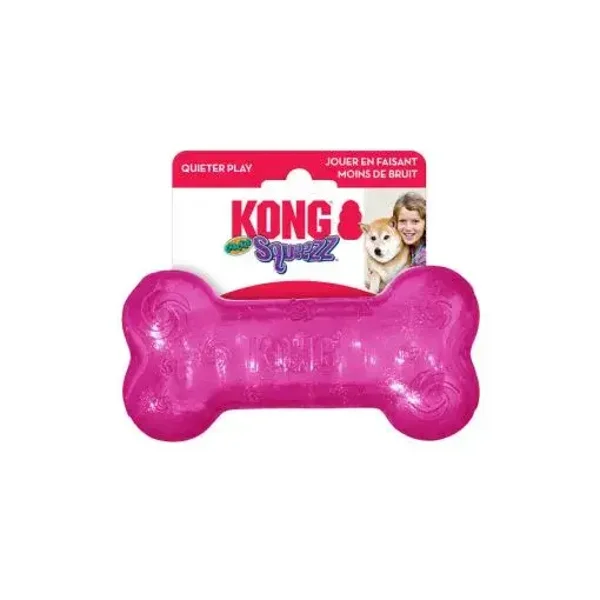 KONG Squeezz Crackle Bone Medium