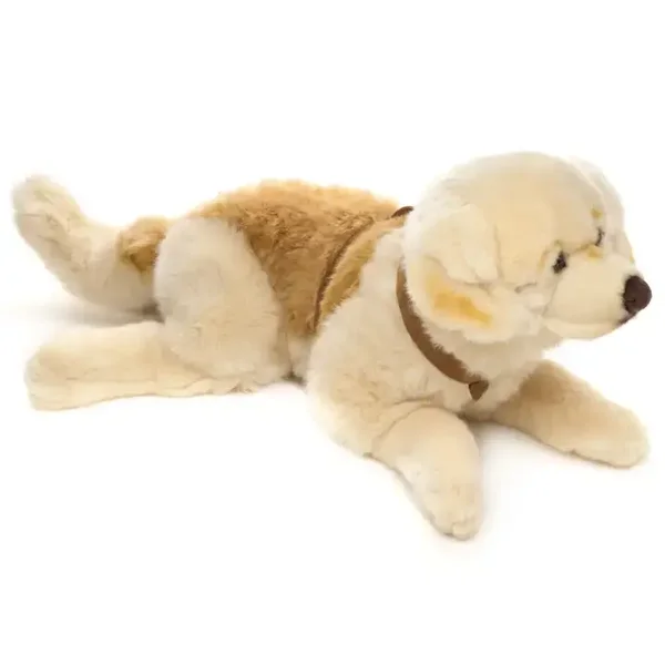 Golden Retriever, liegend (mit Geschirr)-Kuschel-/Plüschtier