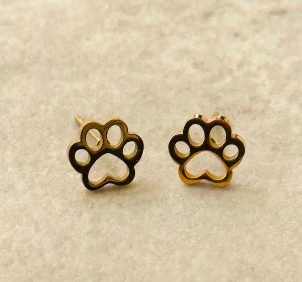 🐾 Pfoten-Ohrstecker – Gold & Silber Kleine Pfoten, große Liebe! ❤️🐶
