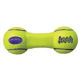 Kong Airdog Dumbel Tennisball Gelb 23,5X9X9 CM