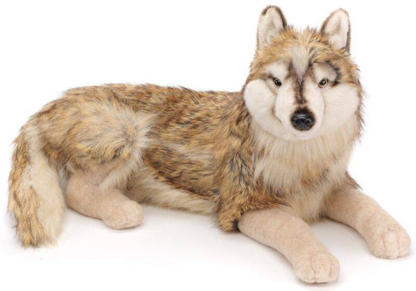 Wolf, liegend | 100 cm (Länge)