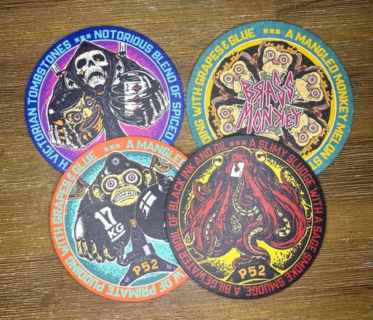 Odd Fellows - Set of 4 Coasters