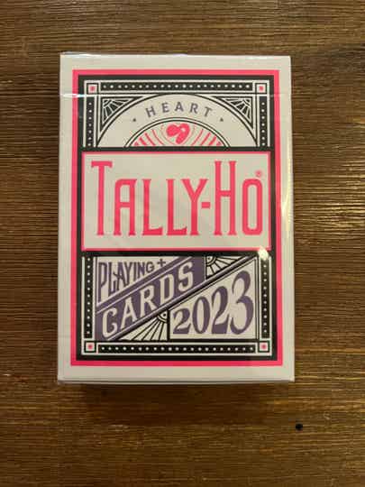 Tally Ho Circle Back Heart Playing Cards