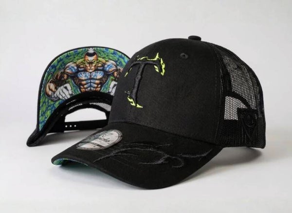 Capiche Tattooed Trucker Cap - Zwart