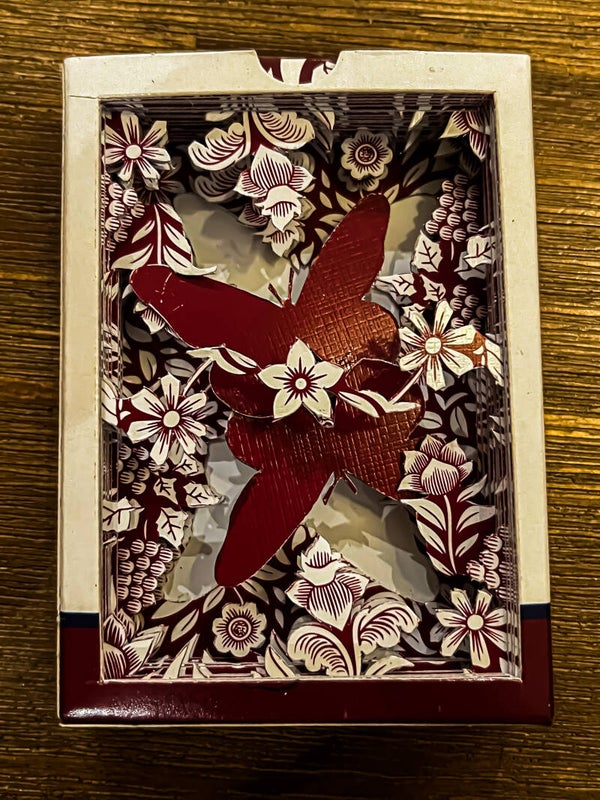 #032 Butterfly V1 Red Edition Cut Deck