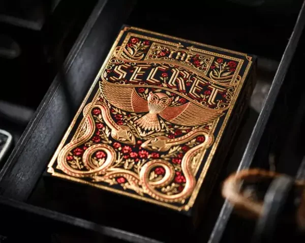 The Secret Playing Cards - Gilded Scarlet Edition