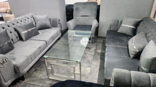 Luxus Sofa Sets  inklusive Tisch Elektrokamin