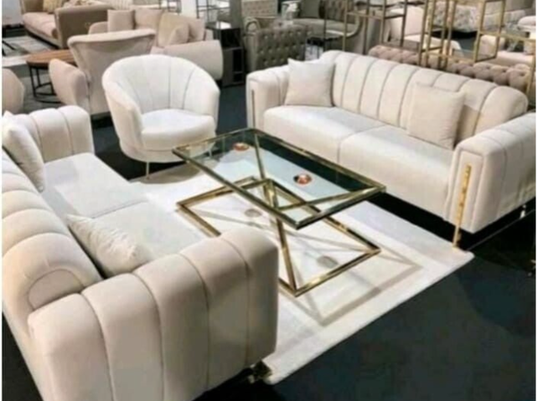 Luxus Sofa Sets  inklusive Tisch Elektrokamin