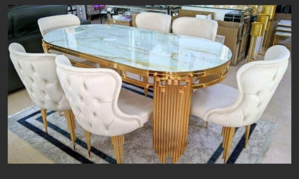 Esszimmer Sets inklusive Tisch & Mit 6 bis 8 Stühle