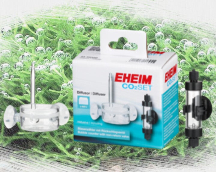 EHEIM CO2 diffuser 600l met bellenteller.