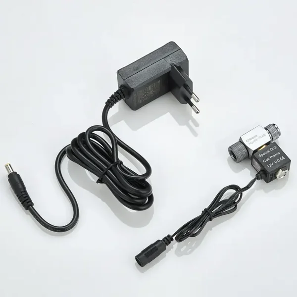 Chihiros CO2 magneetventiel incl. 12VDC adapter 4/6mm x 1/8” bi.dr.
