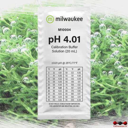 Milwaukee M10004B pH 4.01 ijkvloeistof sachets.