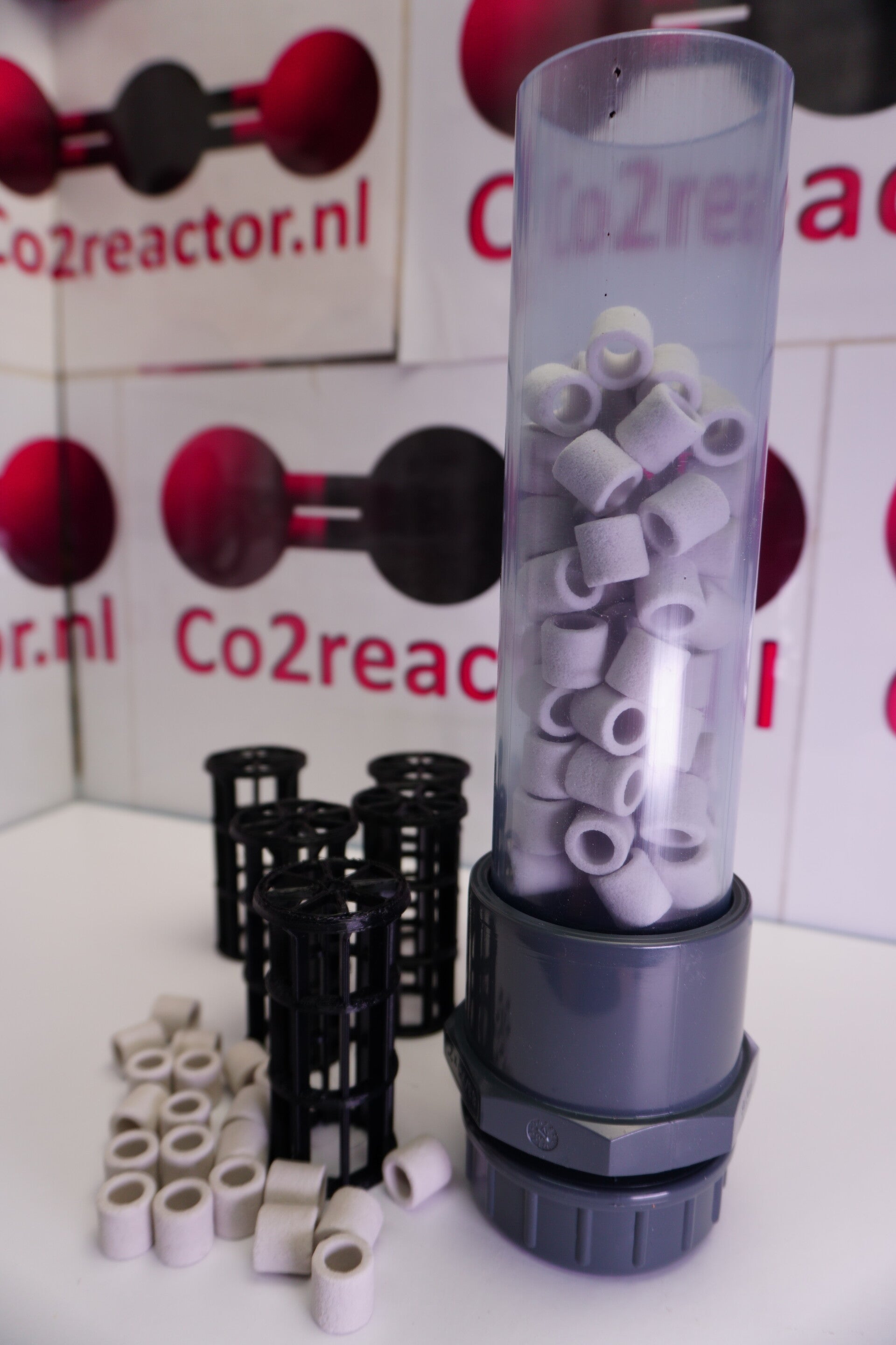 Siporax houder t.b.v. CO2reactor