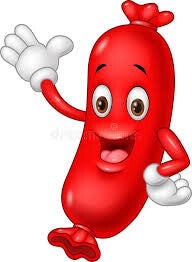 Kinder ontbijt met worst