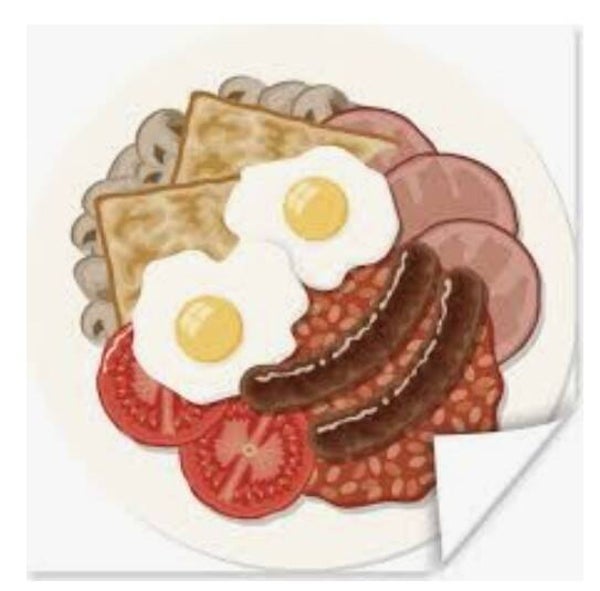 English breakfast.