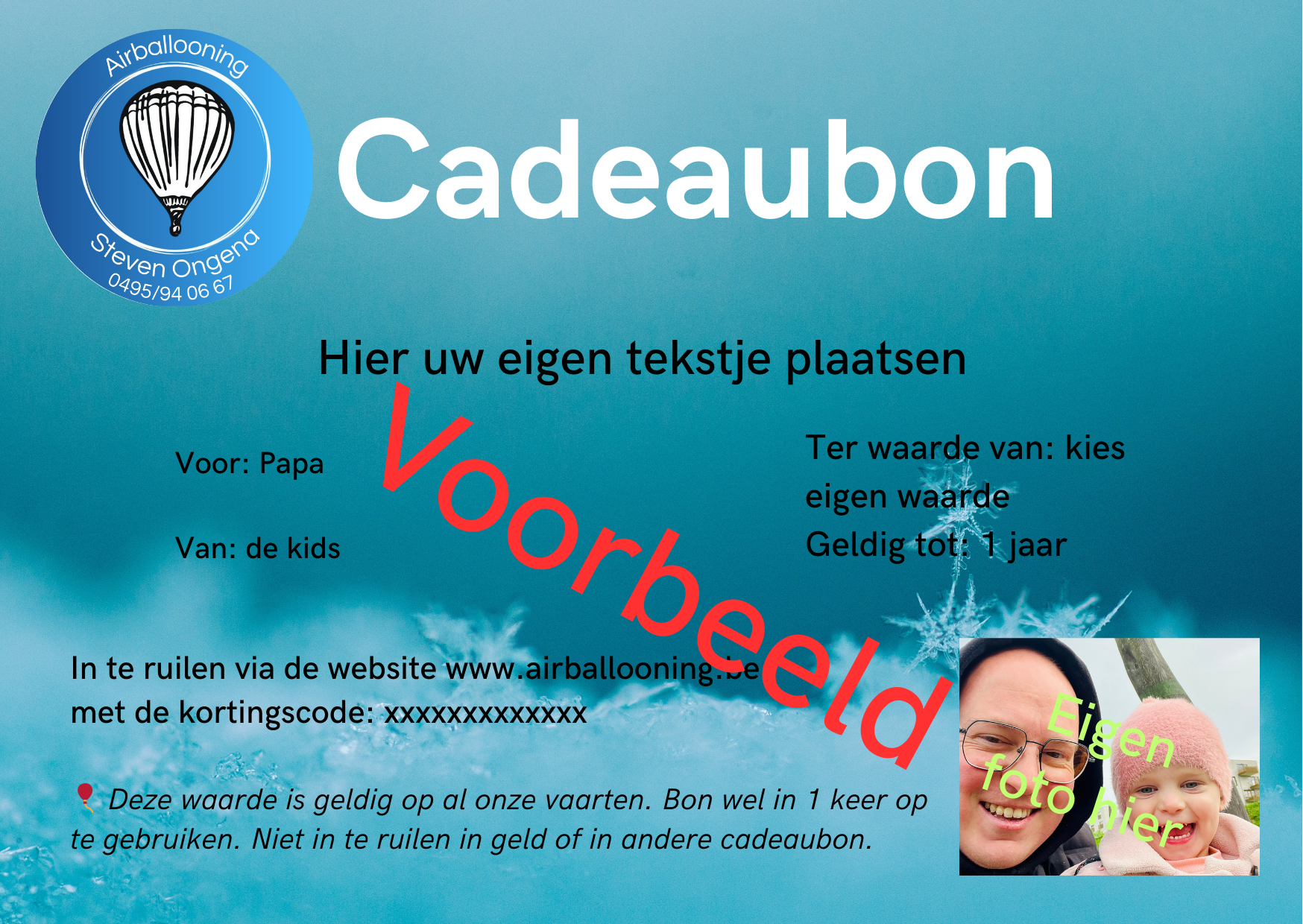 Cadeaubon prijs vanaf €25