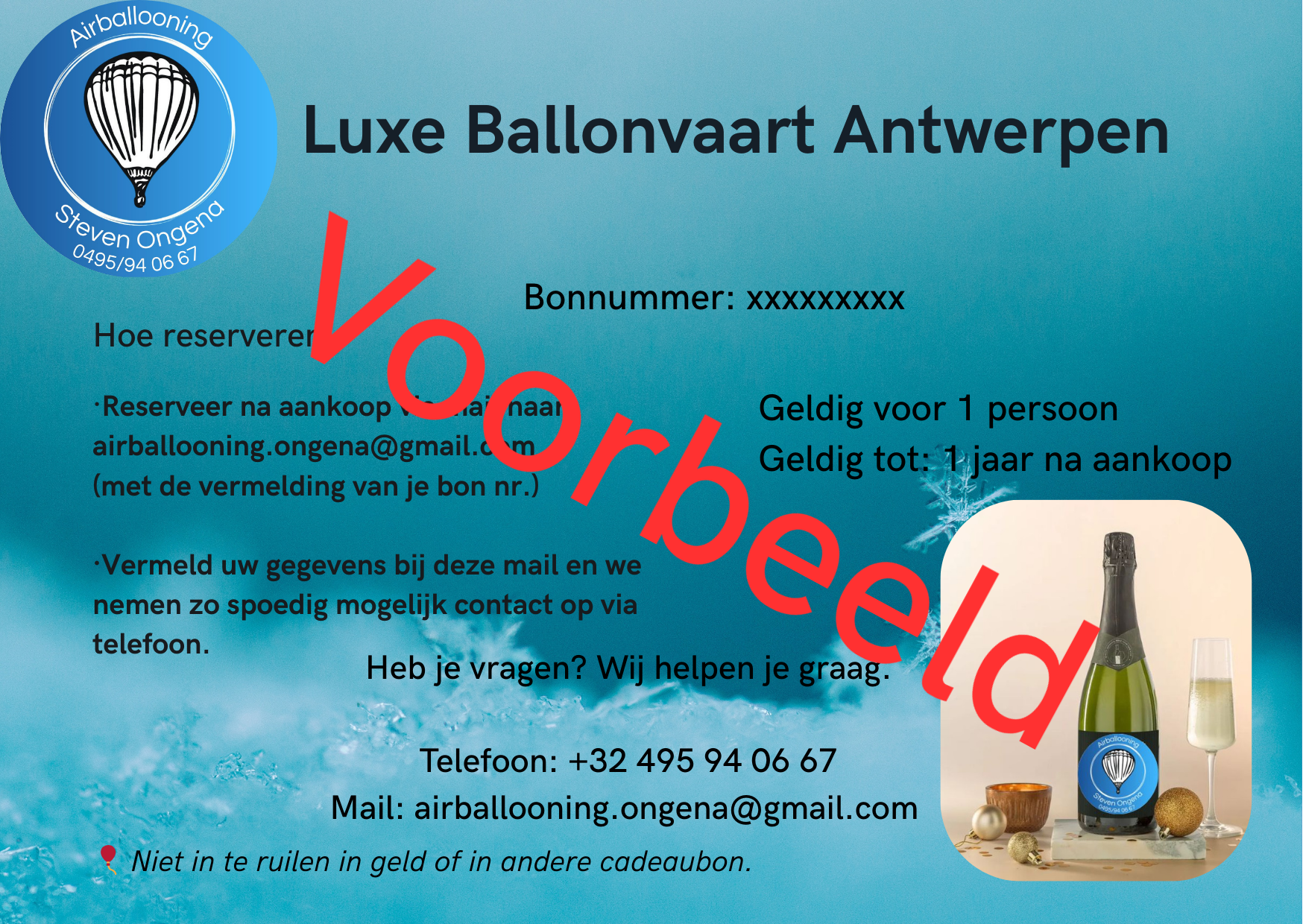 Luxe Ballonvaart Antwerpen