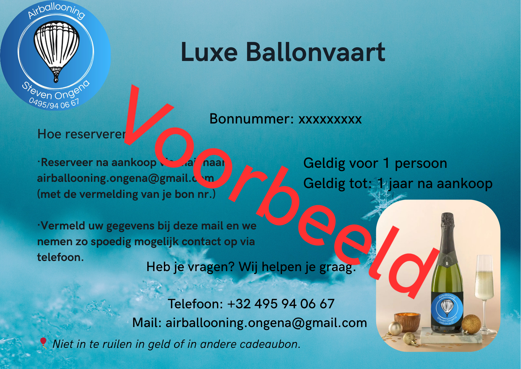 Luxe ballonvaart