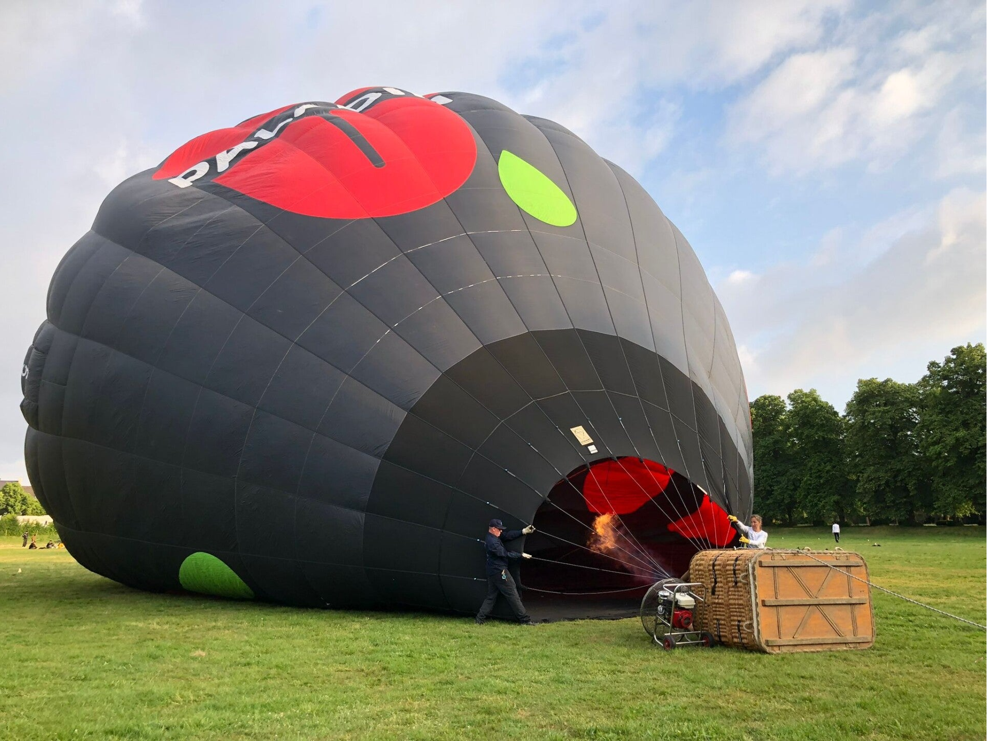 opstijgen luchtballon