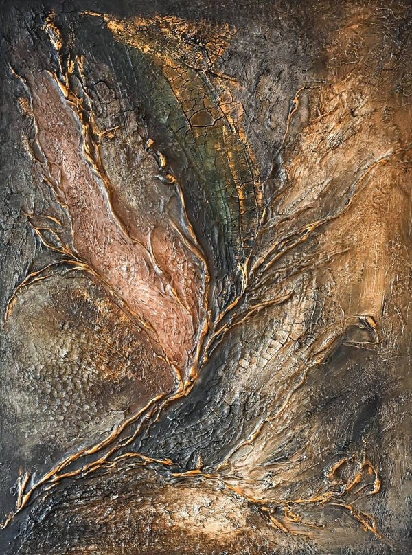 After Fire 60x80x3,5cm