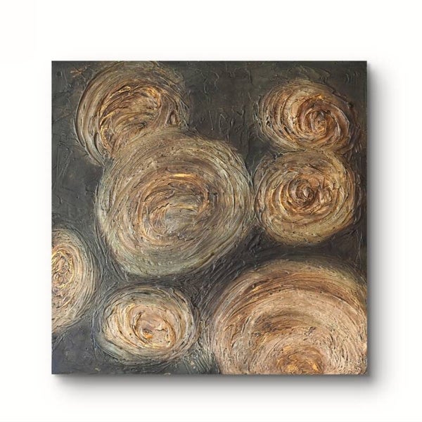 Tysta rörelser 70x70x1,6cm