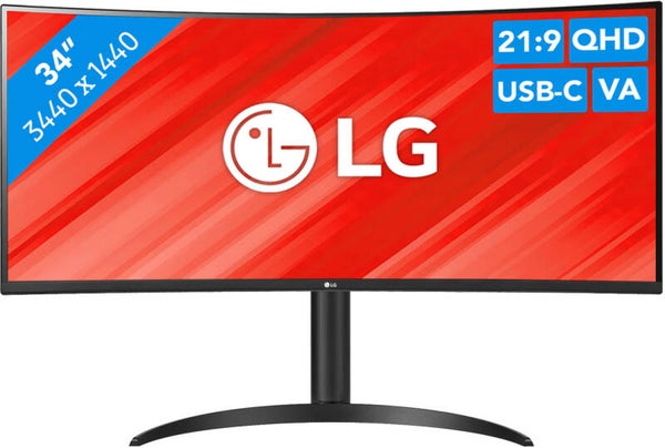LG UltraWide 34WR55QK monitor, 34"