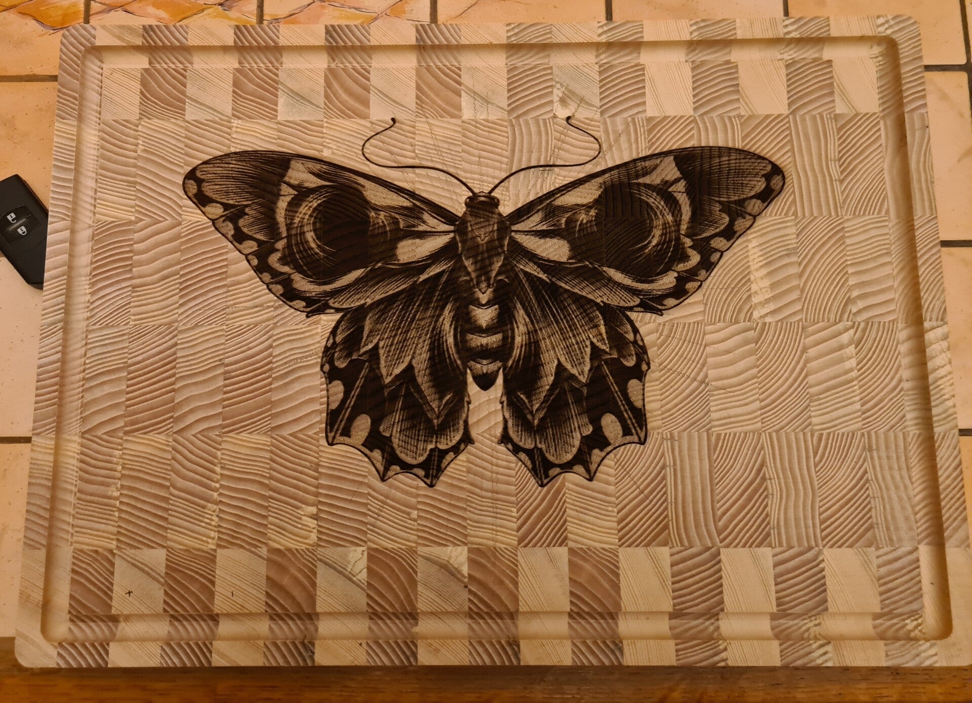 Planche à découper Papillon