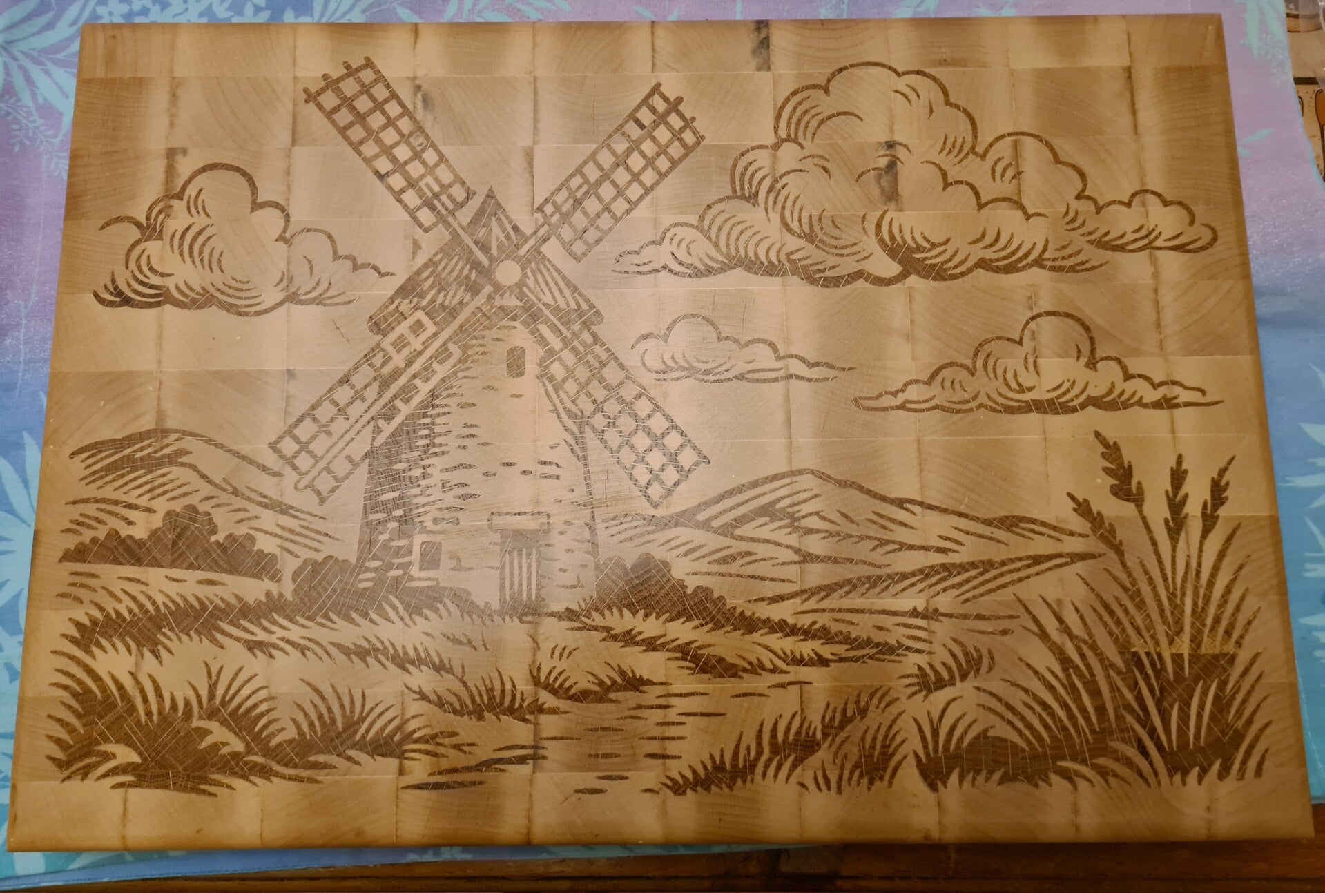 Planche à découper Moulin