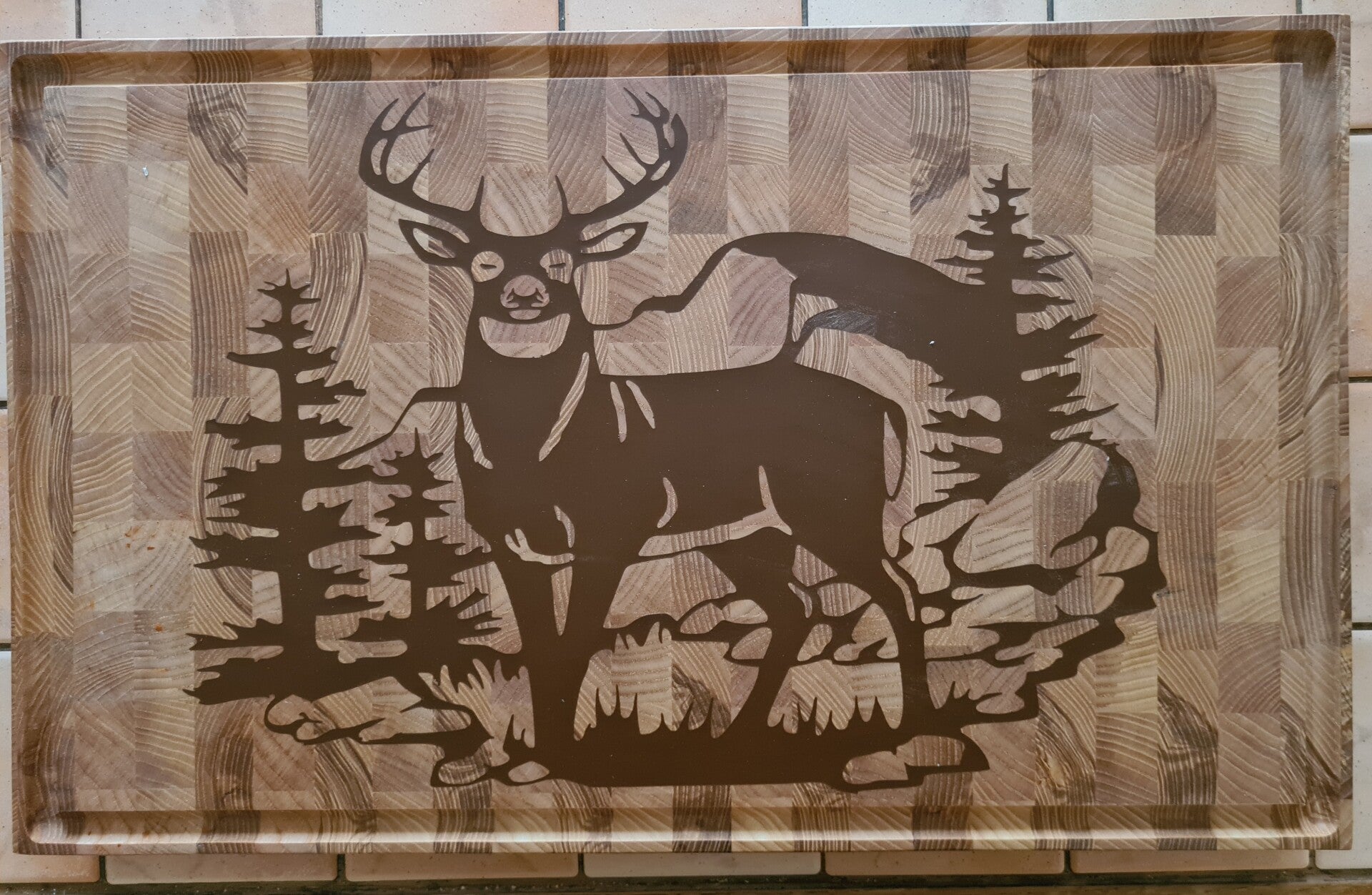 Planche à découper Cerf