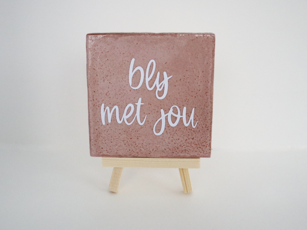 Tegeltje 'Blij met jou'