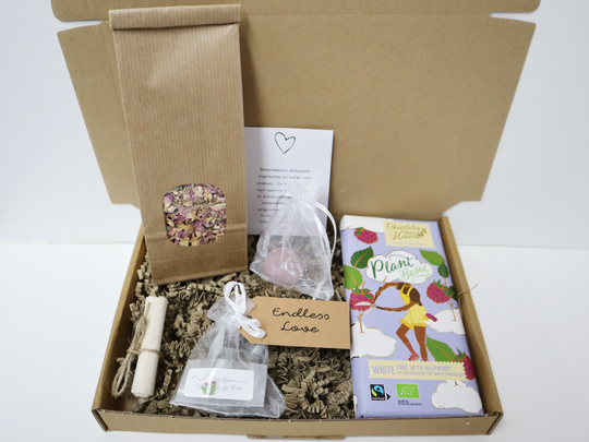 Rozen cadeaupakket
