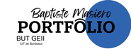 Baptiste Masiero - Portfolio