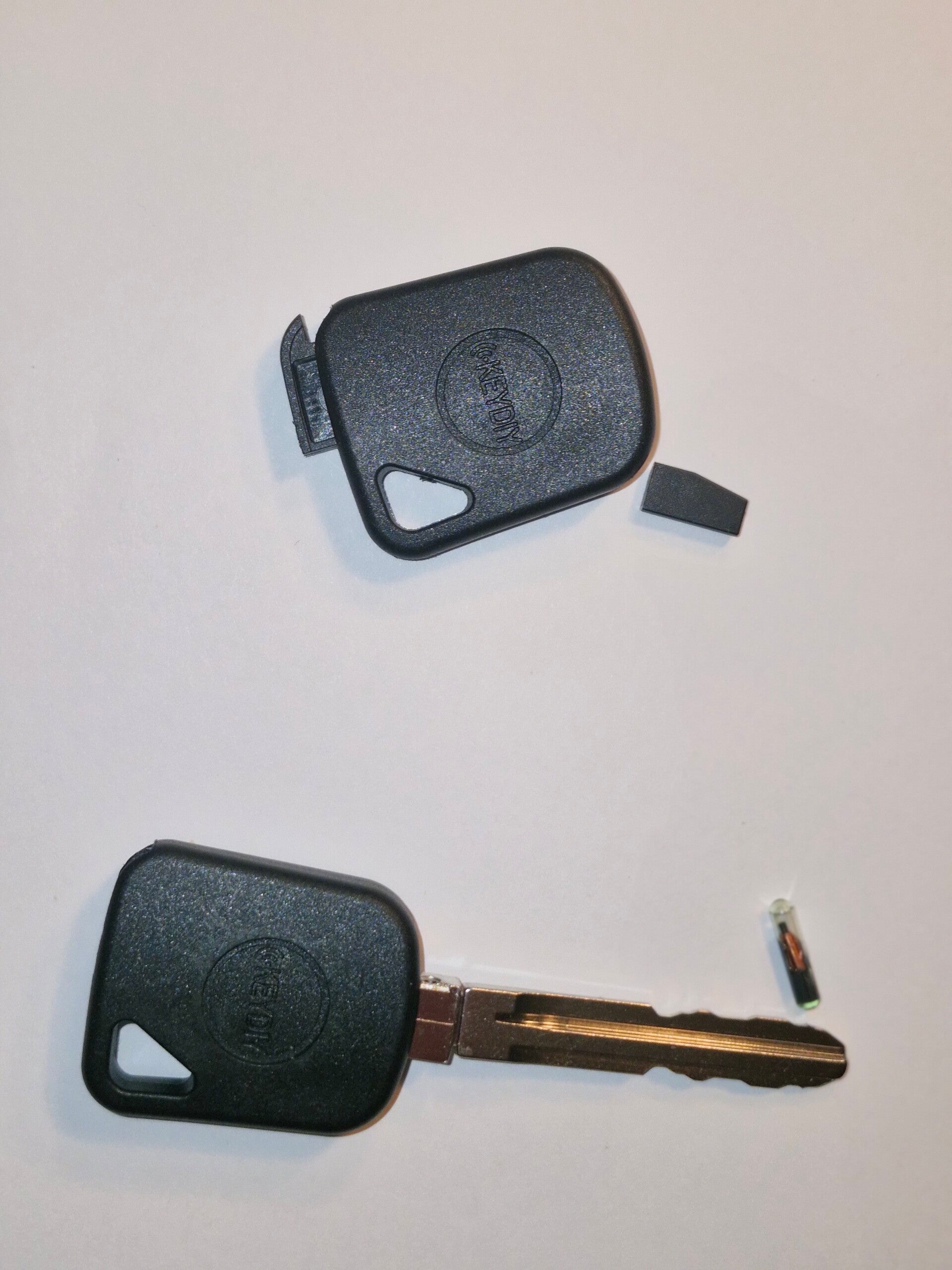 Bil nøgle med ytransponder