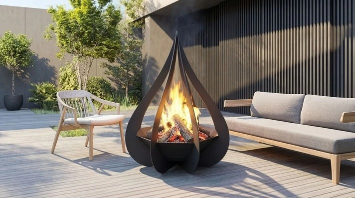 Flower Bud Fire Pit