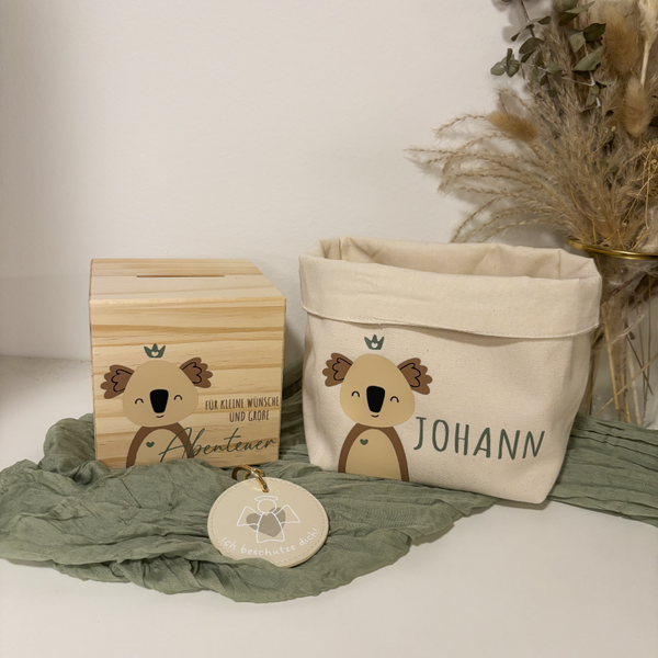 Geschenkset "Geburt/Taufe" - mit Spardose