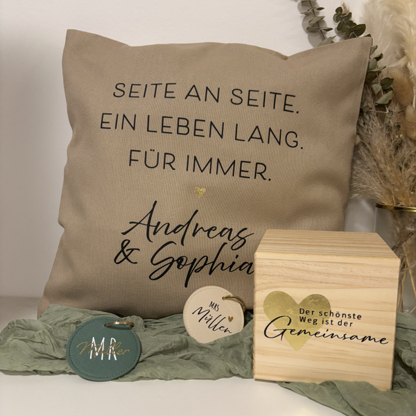 Geschenkset "Hochzeit" - mit Spardose (groß)