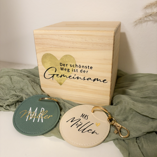 Geschenkset "Hochzeit" - mit Spardose (klein)