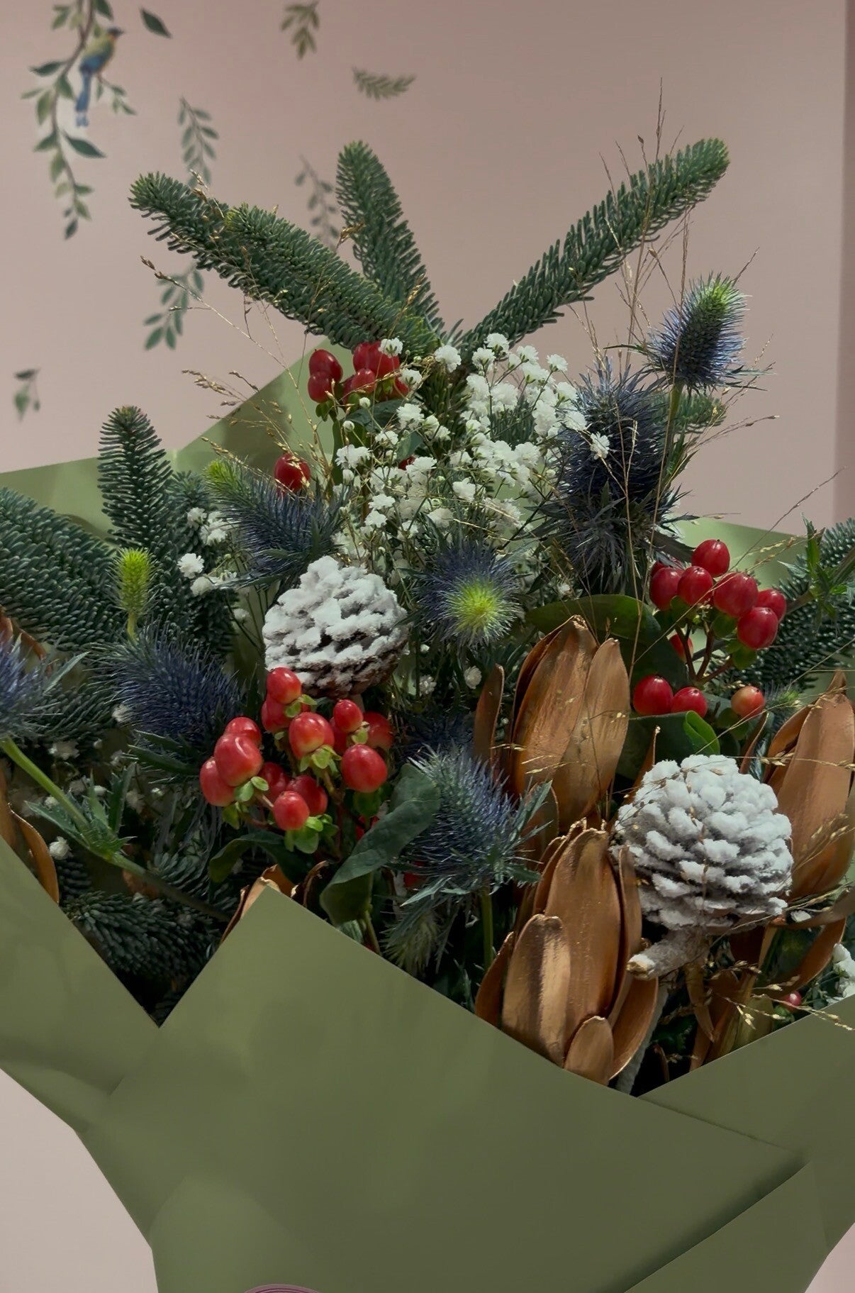 Christmas home arrangement