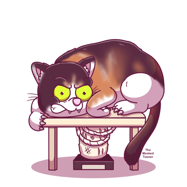 your pet as a cartoon character without background