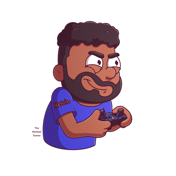 yourself as a cartoon character without background