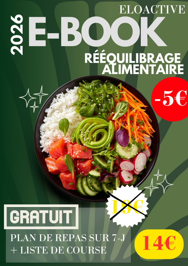 E-BOOK Rééquilibrage alimentaire + Gratuit 19 recettes