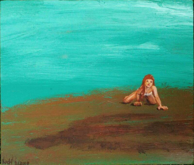 A shadow creaping near (Te zien in Galerie Paterswolde)