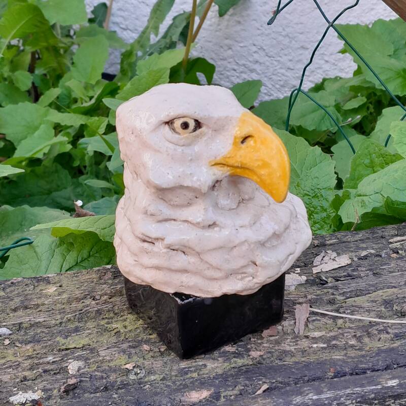 Arend kop (Eagel head). 2026. Ceramics, glazing
